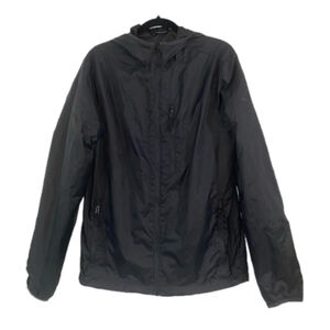 Men's Champion Hooded Gray Windbreaker Jacket Size S/P